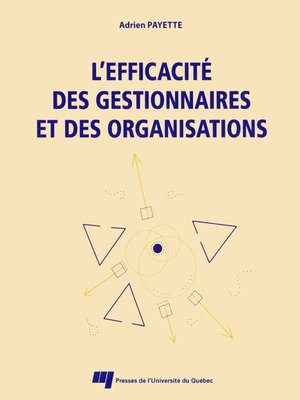 cover image of L' efficacité des gestionnaires et des organisations